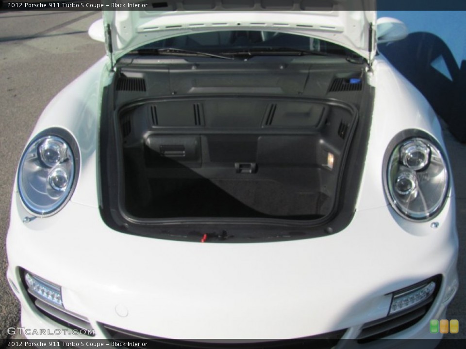 Black Interior Trunk for the 2012 Porsche 911 Turbo S Coupe #89866732
