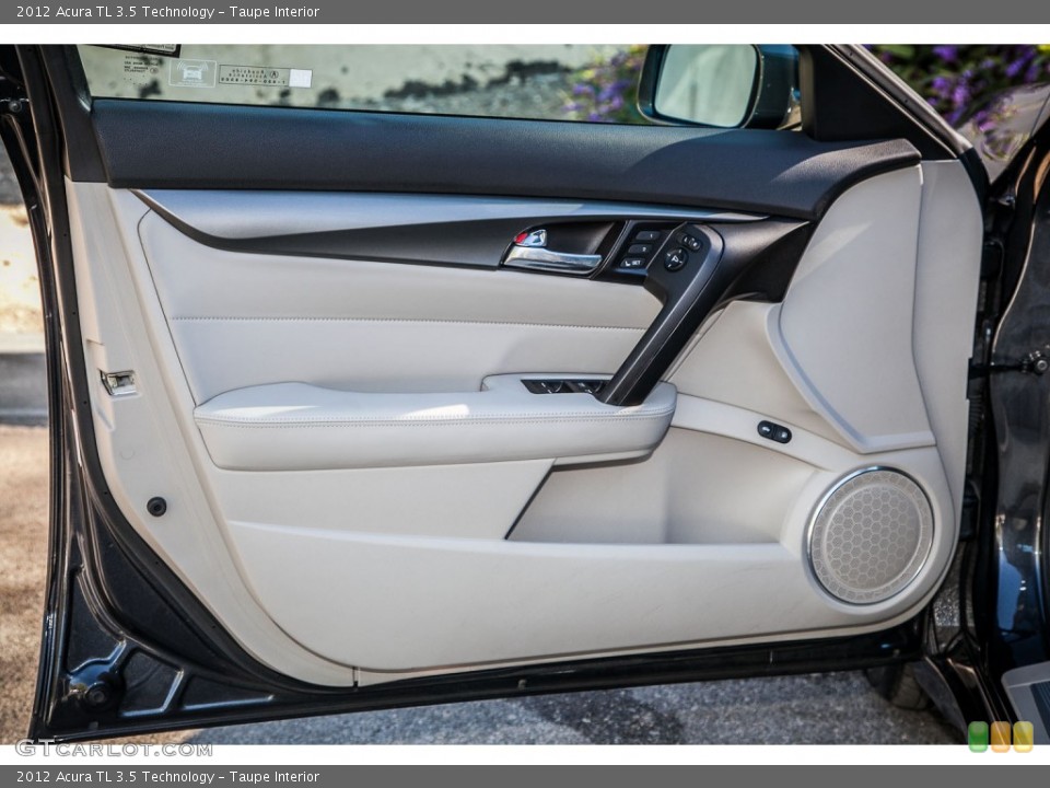 Taupe Interior Door Panel for the 2012 Acura TL 3.5 Technology #89867650