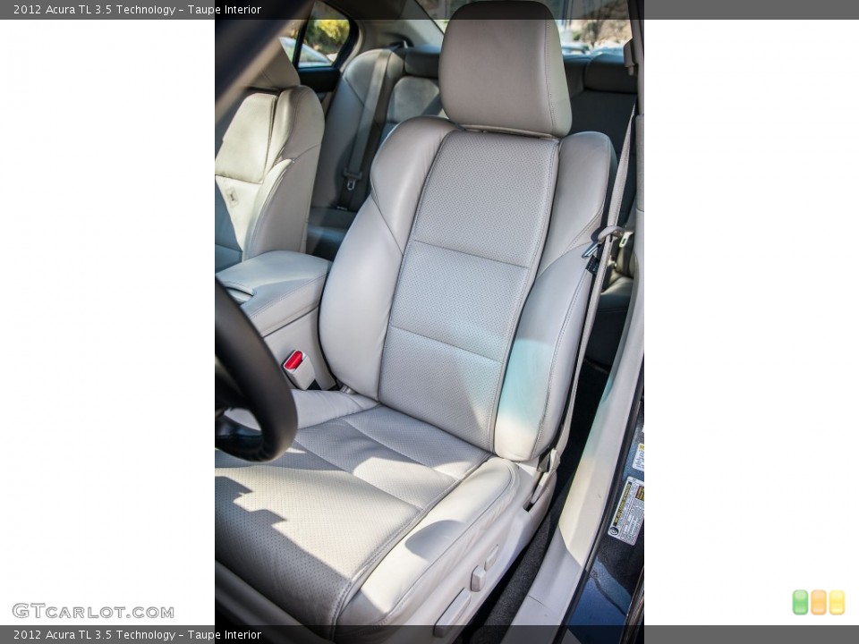 Taupe Interior Front Seat for the 2012 Acura TL 3.5 Technology #89867722