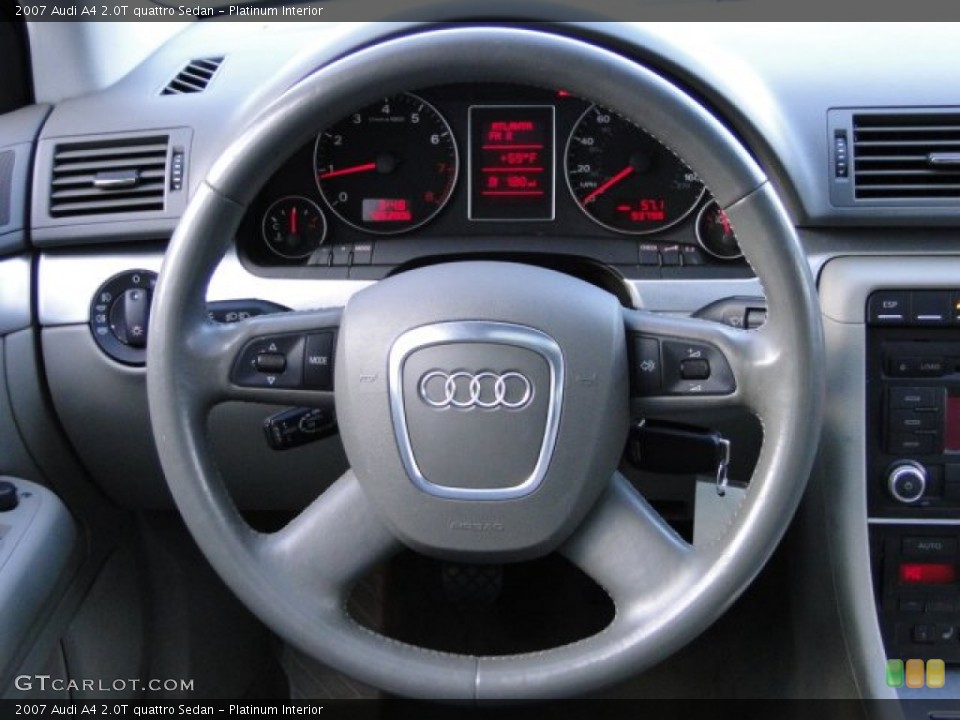Platinum Interior Steering Wheel for the 2007 Audi A4 2.0T quattro Sedan #89869732