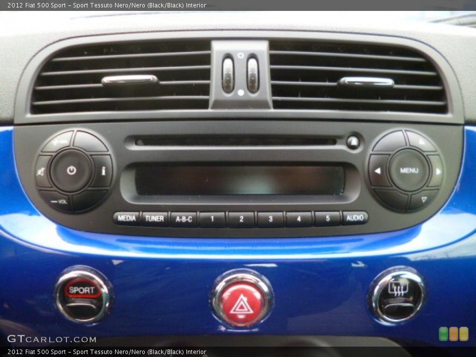 Sport Tessuto Nero/Nero (Black/Black) Interior Audio System for the 2012 Fiat 500 Sport #89871421