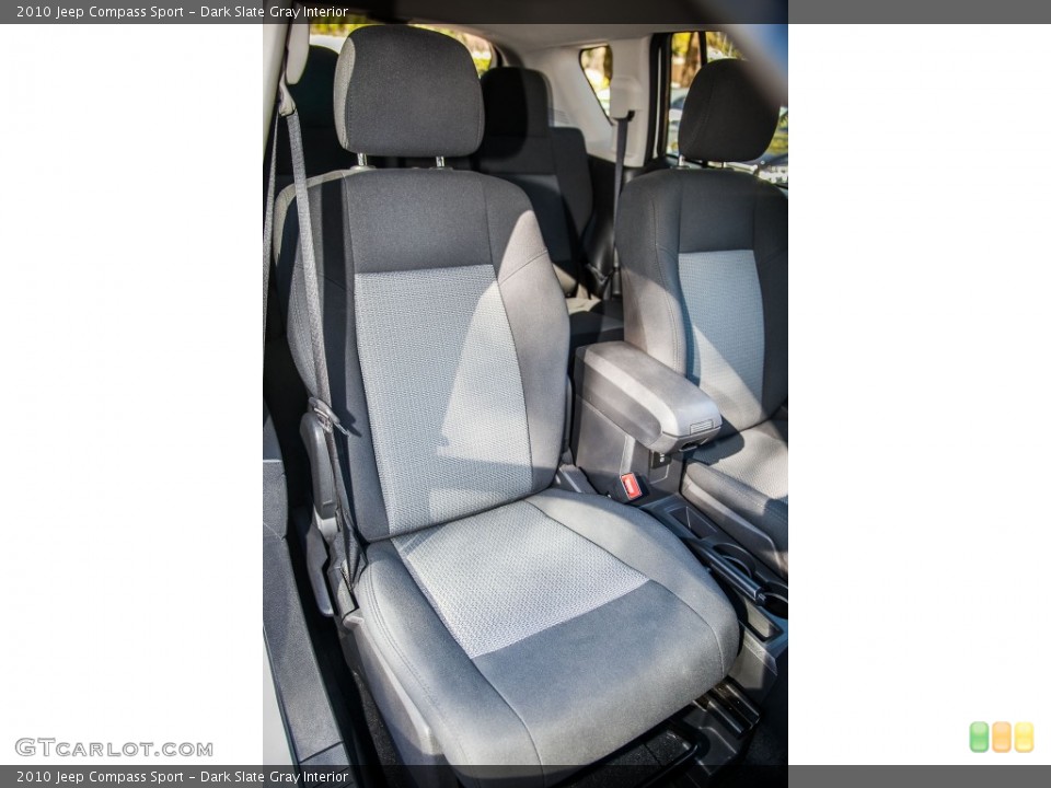 Dark Slate Gray Interior Front Seat for the 2010 Jeep Compass Sport #89872393