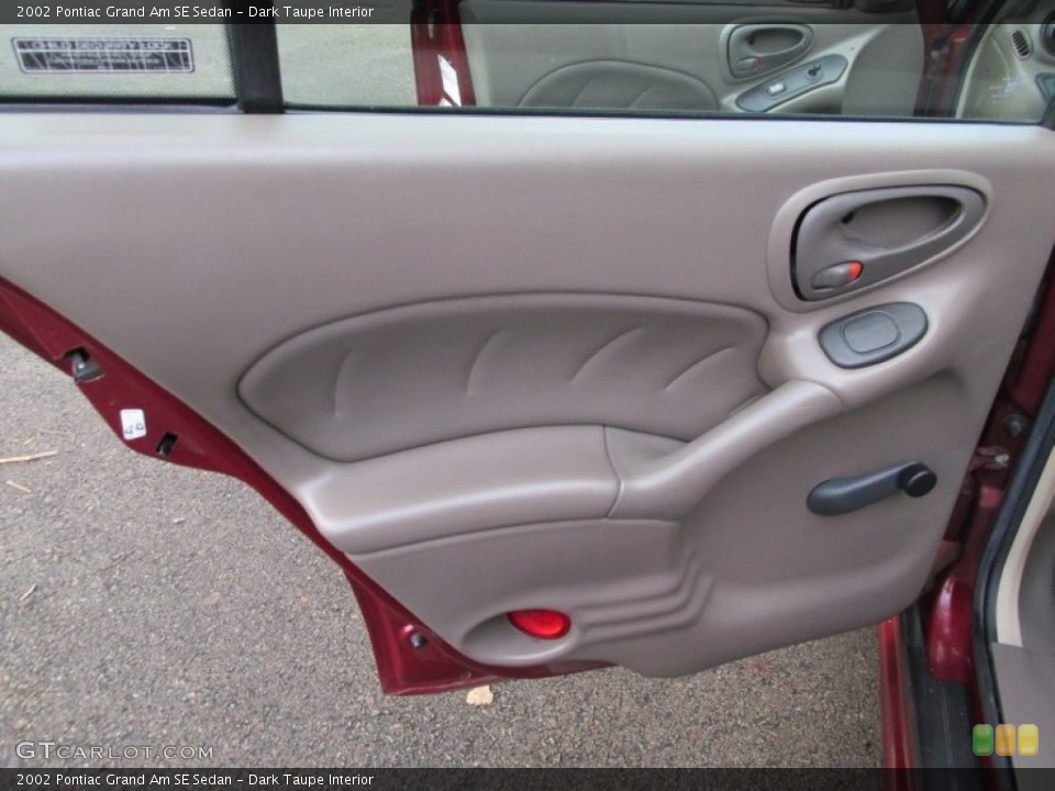 Dark Taupe Interior Door Panel for the 2002 Pontiac Grand Am SE Sedan #89872609