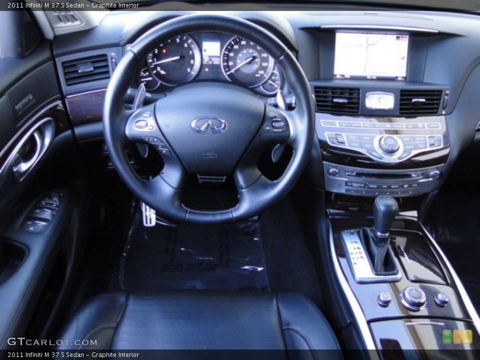 Graphite Interior Dashboard for the 2011 Infiniti M 37 S Sedan #89874685