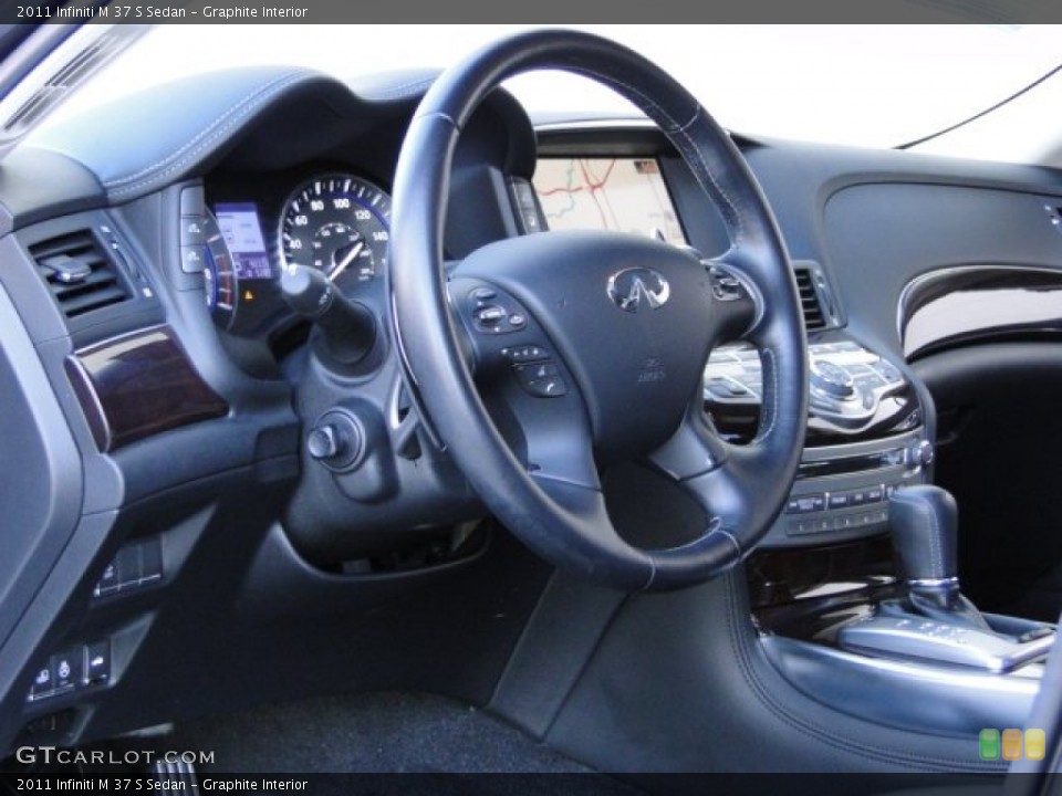 Graphite Interior Dashboard for the 2011 Infiniti M 37 S Sedan #89875021