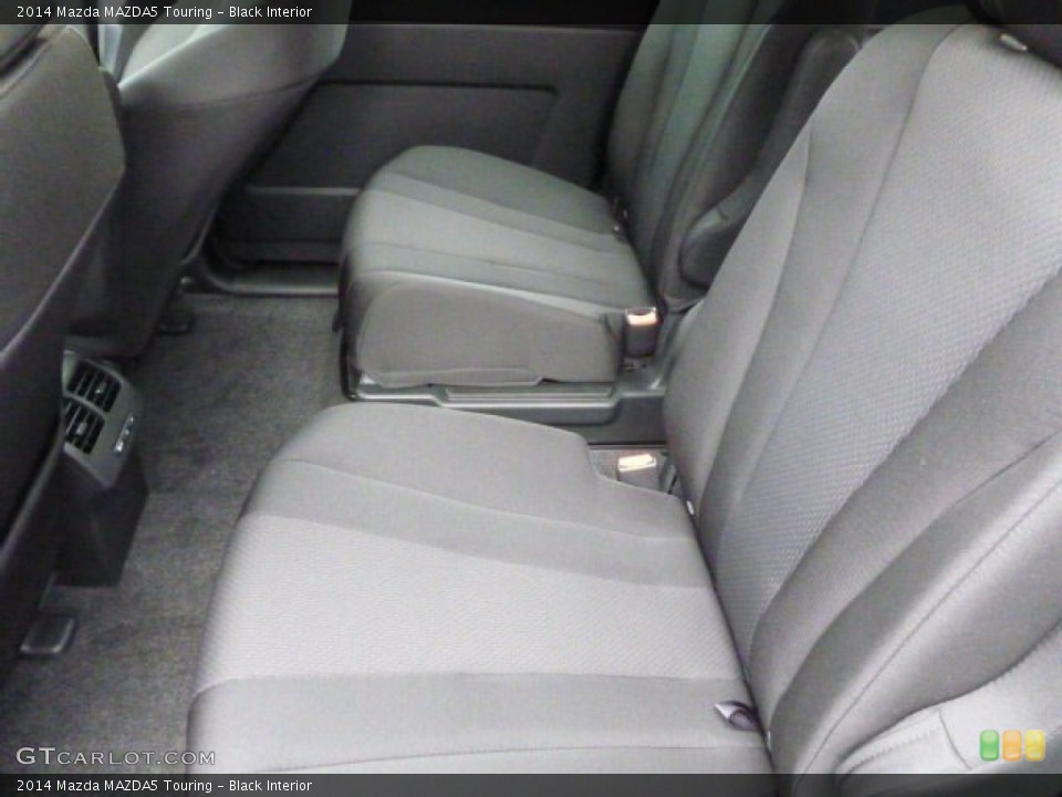 Black Interior Rear Seat for the 2014 Mazda MAZDA5 Touring #89875036