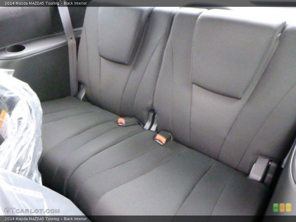 Black Interior Rear Seat for the 2014 Mazda MAZDA5 Touring #89875048