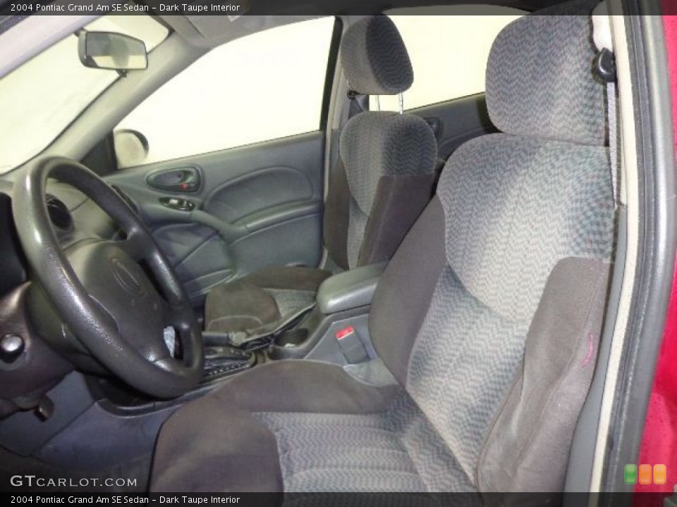Dark Taupe Interior Front Seat for the 2004 Pontiac Grand Am SE Sedan #89875843