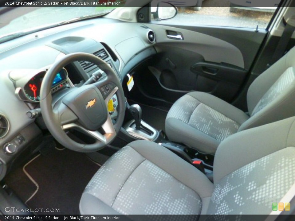 Jet Black/Dark Titanium Interior Prime Interior for the 2014 Chevrolet Sonic LS Sedan #89876455