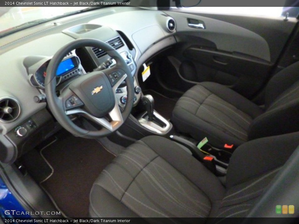 Jet Black/Dark Titanium Interior Prime Interior for the 2014 Chevrolet Sonic LT Hatchback #89877028