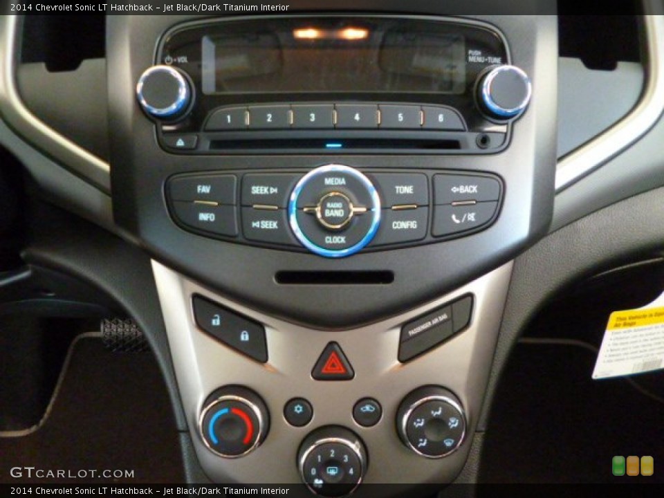 Jet Black/Dark Titanium Interior Controls for the 2014 Chevrolet Sonic LT Hatchback #89877067
