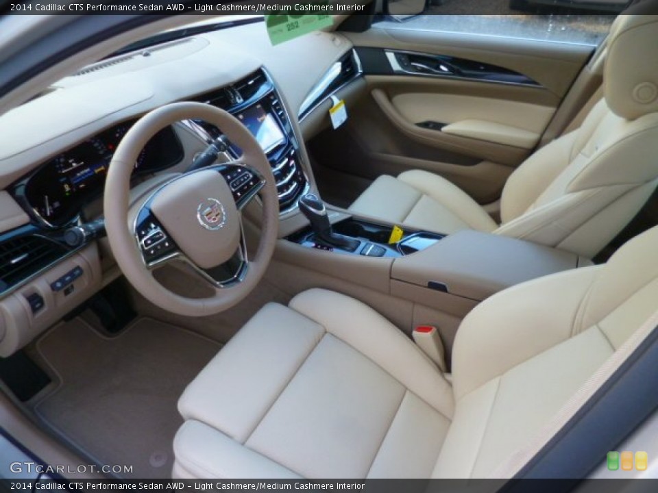 Light Cashmere/Medium Cashmere Interior Prime Interior for the 2014 Cadillac CTS Performance Sedan AWD #89877283