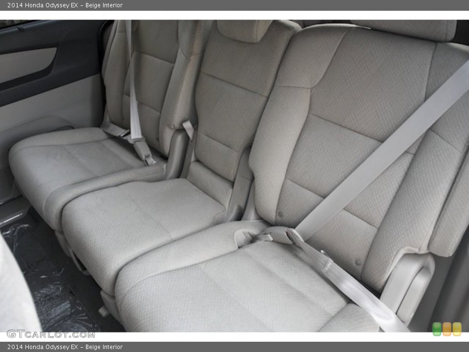 Beige Interior Rear Seat for the 2014 Honda Odyssey EX #89882004