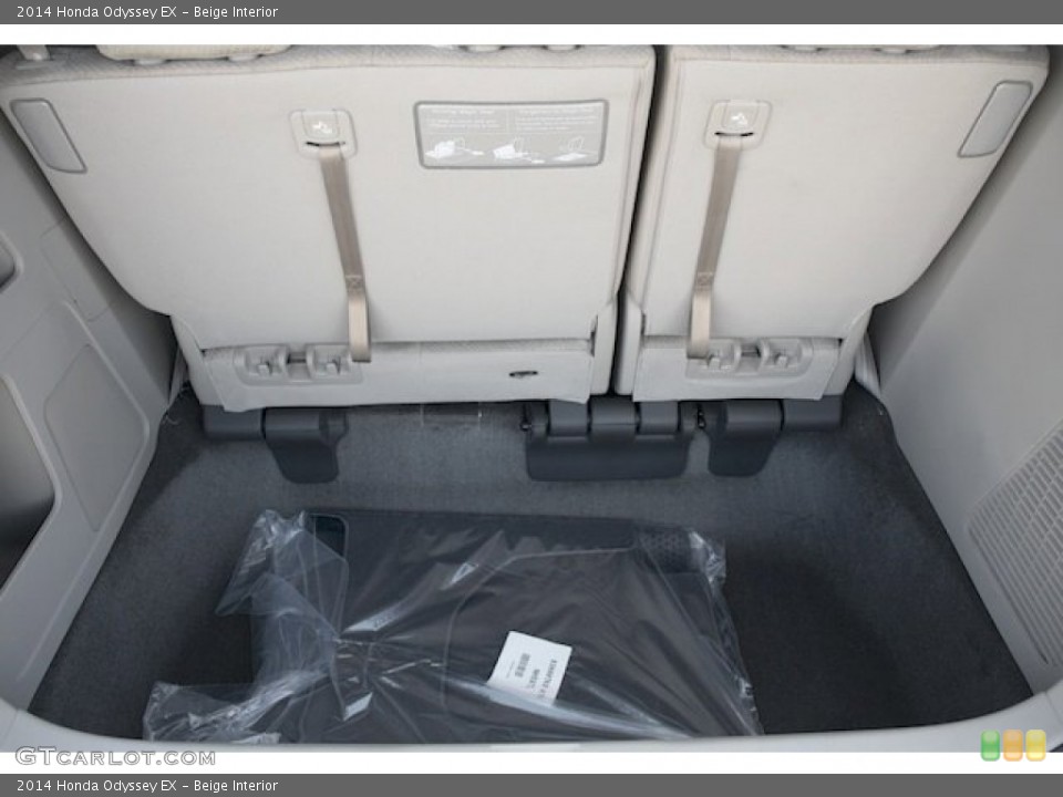 Beige Interior Trunk for the 2014 Honda Odyssey EX #89882013
