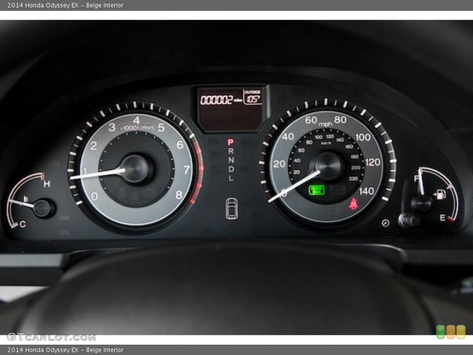 Beige Interior Gauges for the 2014 Honda Odyssey EX #89882031