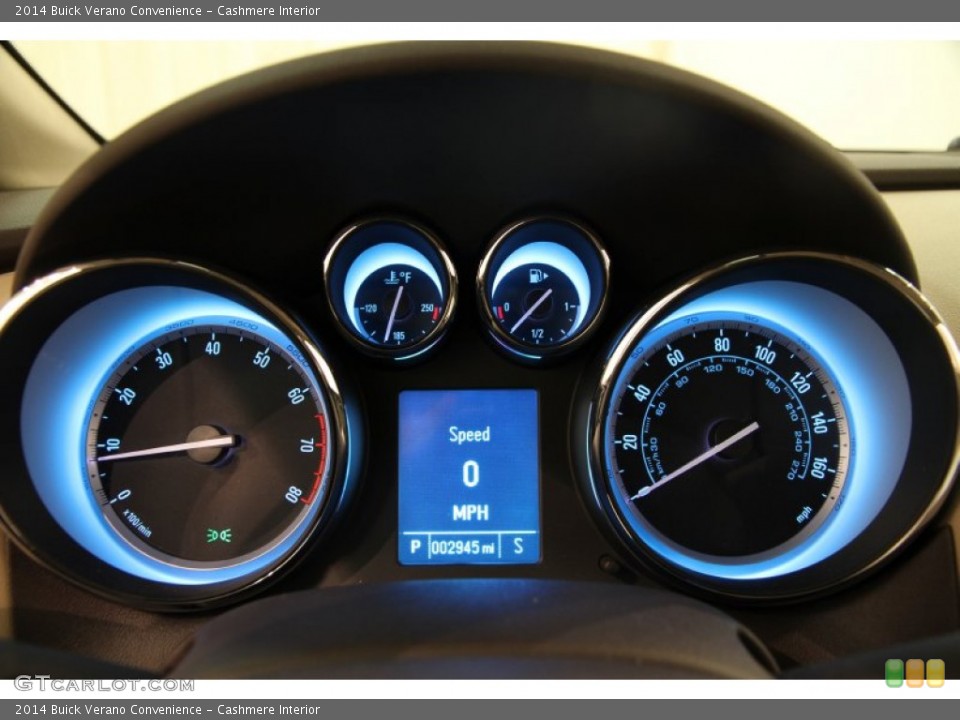 Cashmere Interior Gauges for the 2014 Buick Verano Convenience #89882944