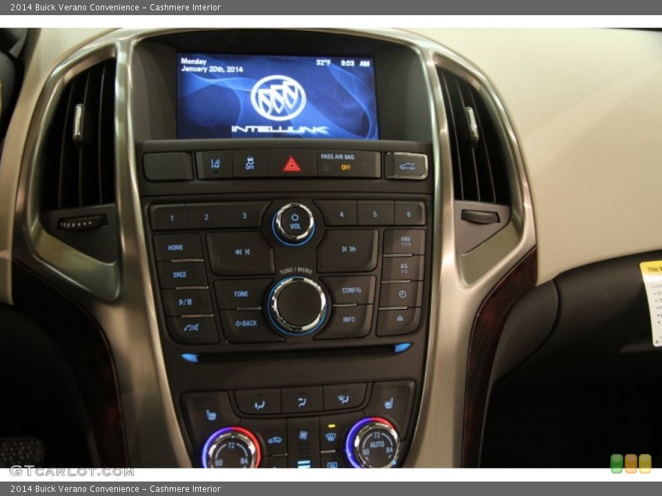 Cashmere Interior Controls for the 2014 Buick Verano Convenience #89882992