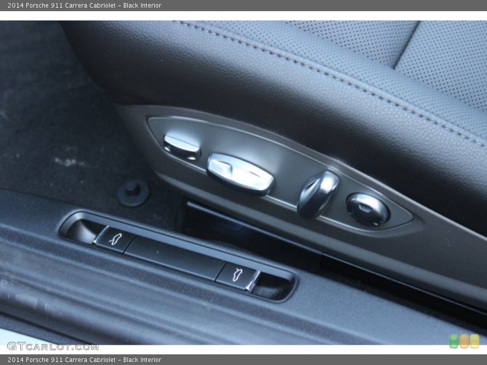 Black Interior Controls for the 2014 Porsche 911 Carrera Cabriolet #89884174