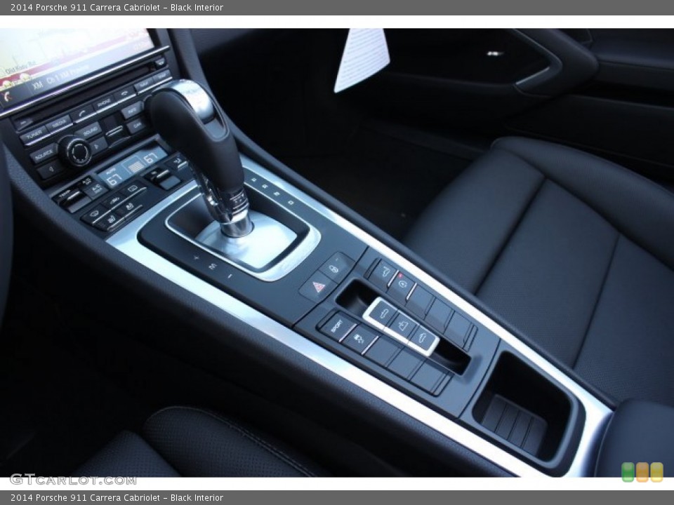 Black Interior Controls for the 2014 Porsche 911 Carrera Cabriolet #89884213
