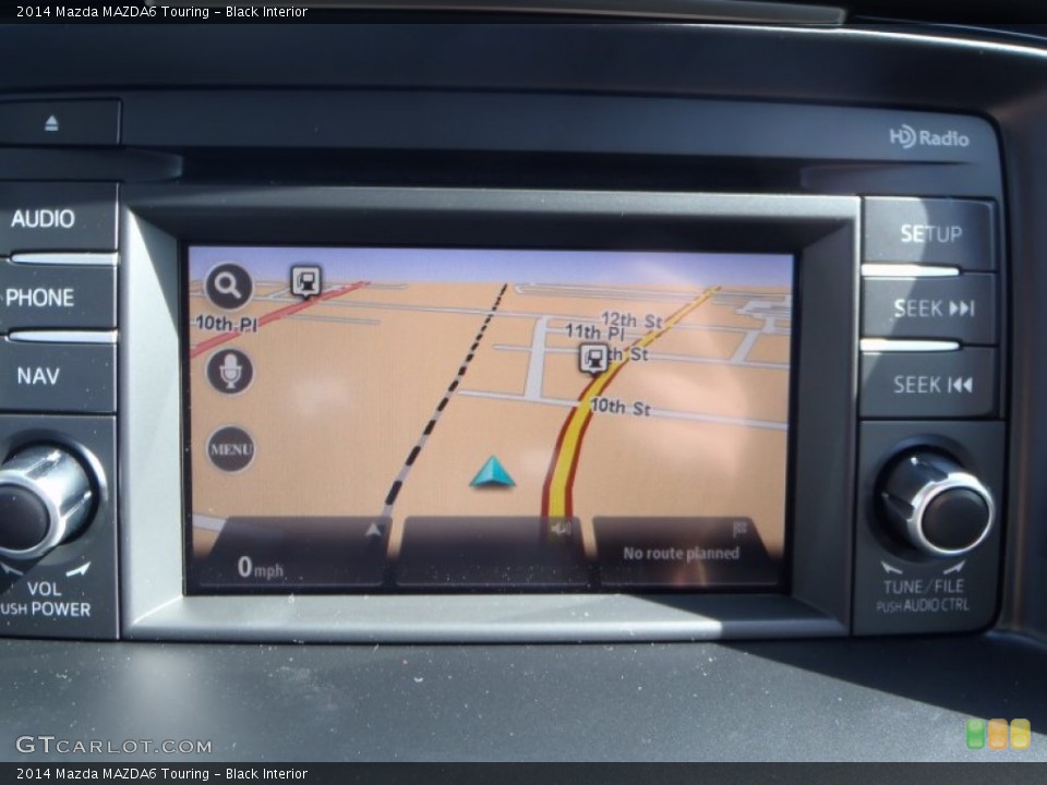 Black Interior Navigation for the 2014 Mazda MAZDA6 Touring #89885026