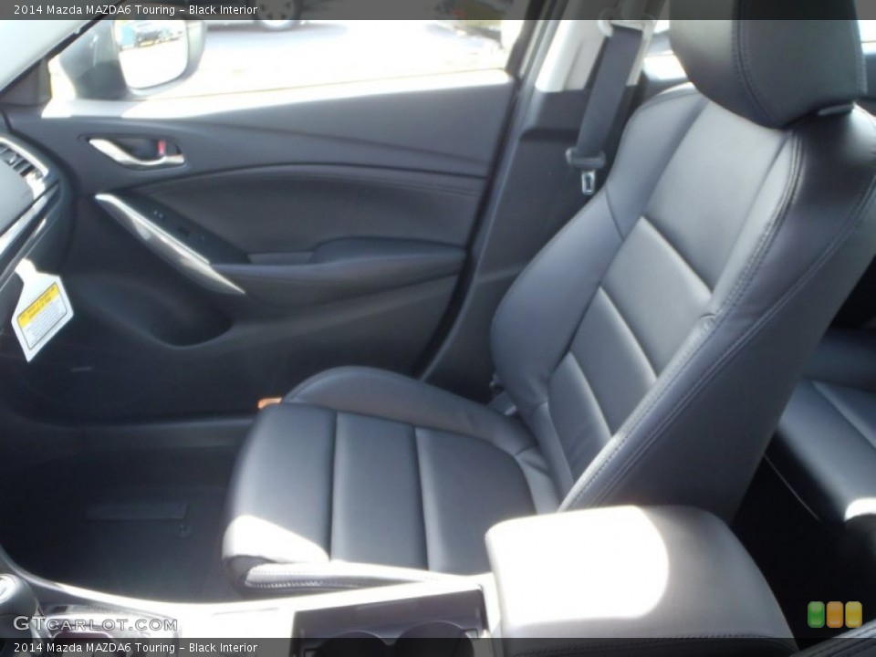 Black Interior Front Seat for the 2014 Mazda MAZDA6 Touring #89885107