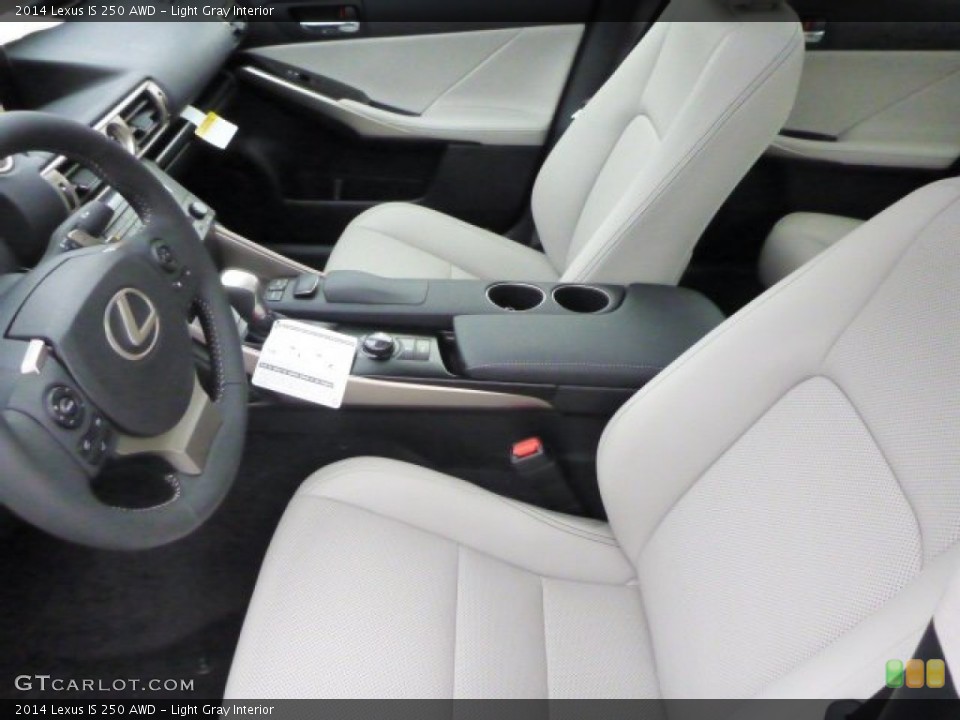 Light Gray Interior Front Seat for the 2014 Lexus IS 250 AWD #89885182