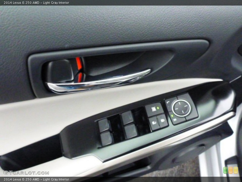 Light Gray Interior Controls for the 2014 Lexus IS 250 AWD #89885227