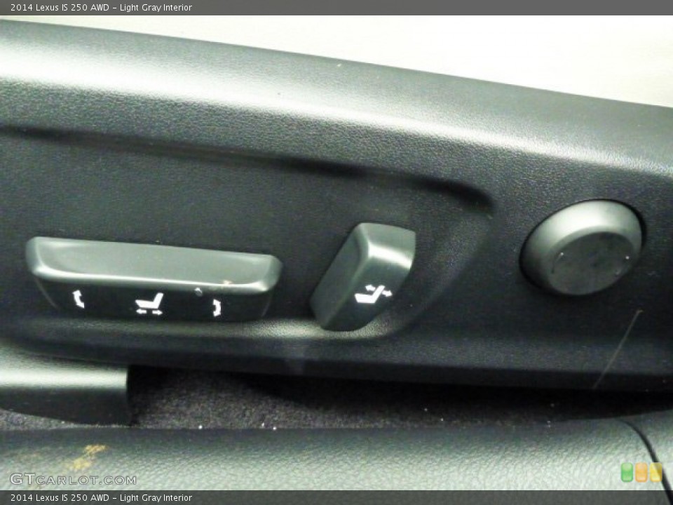Light Gray Interior Controls for the 2014 Lexus IS 250 AWD #89885248
