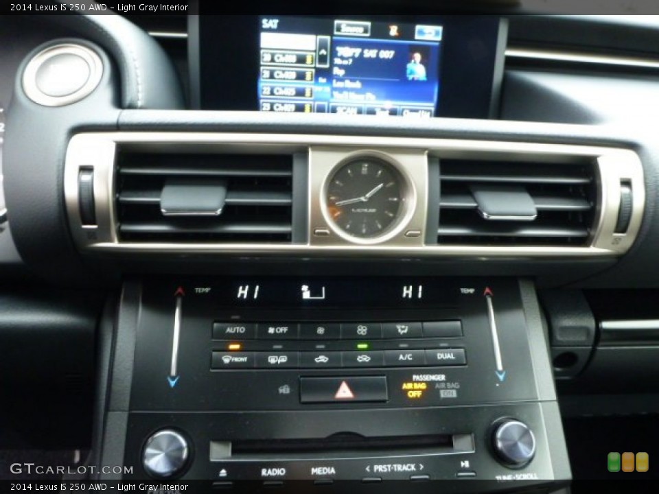 Light Gray Interior Controls for the 2014 Lexus IS 250 AWD #89885368