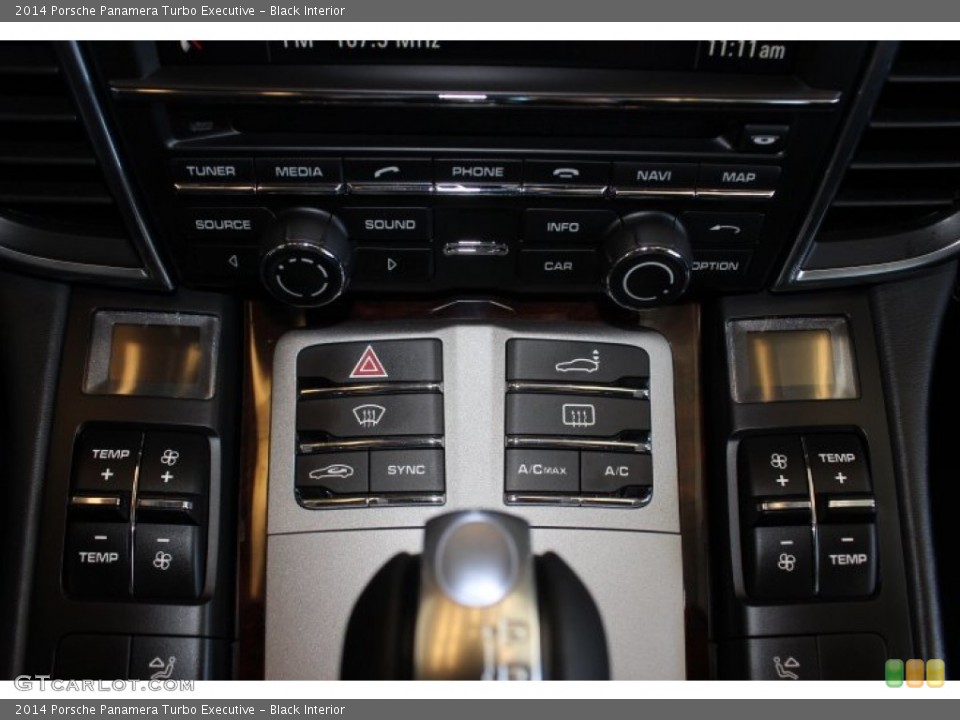 Black Interior Controls for the 2014 Porsche Panamera Turbo Executive #89885596