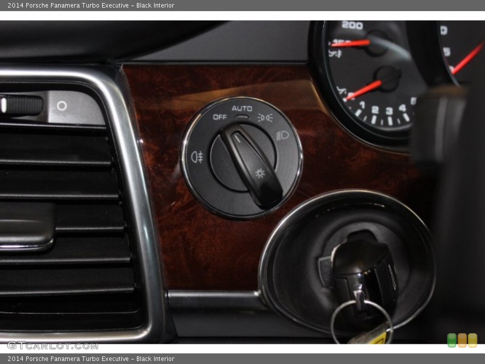 Black Interior Controls for the 2014 Porsche Panamera Turbo Executive #89885707