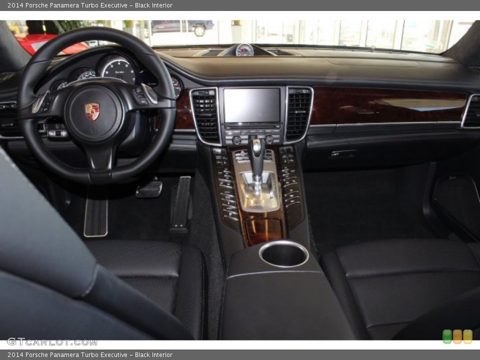 Black Interior Dashboard for the 2014 Porsche Panamera Turbo Executive #89885869