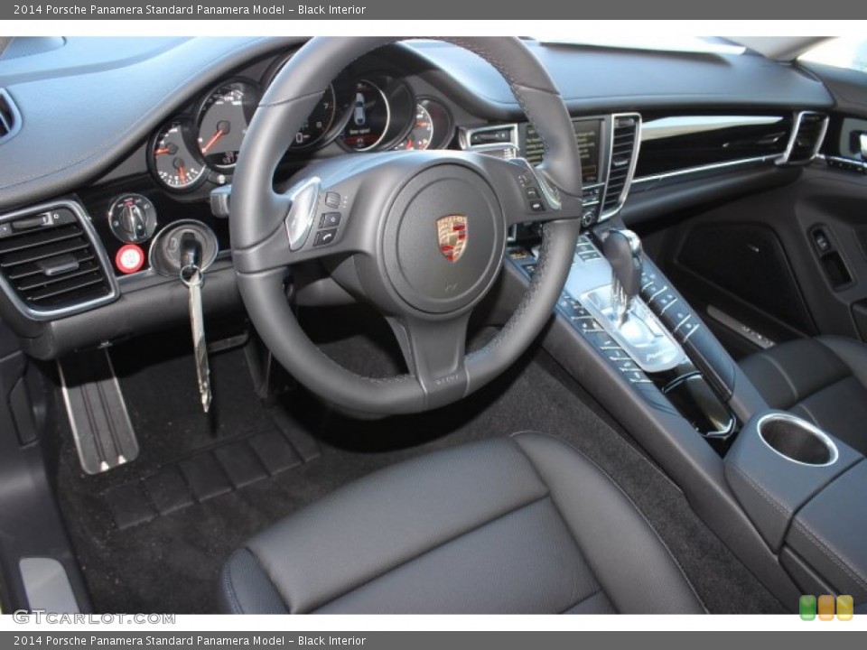 Black Interior Prime Interior for the 2014 Porsche Panamera  #89886490