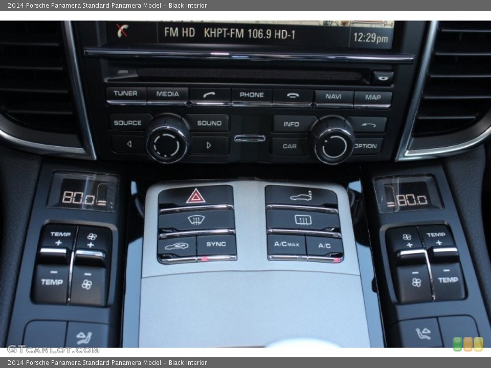 Black Interior Controls for the 2014 Porsche Panamera  #89886679