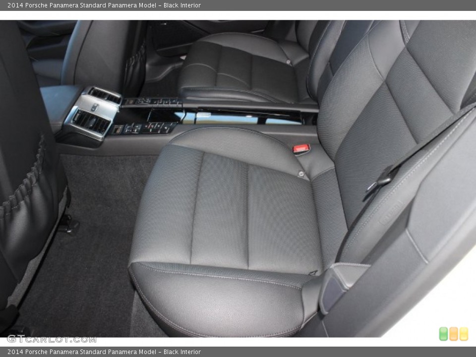 Black Interior Rear Seat for the 2014 Porsche Panamera  #89886805