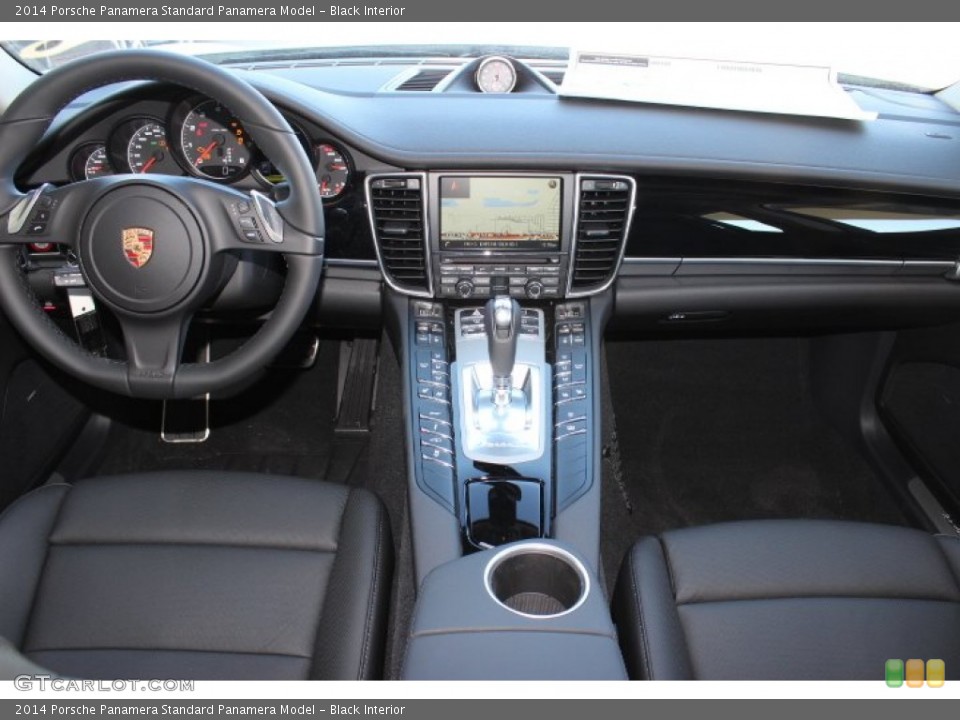 Black Interior Dashboard for the 2014 Porsche Panamera  #89886856