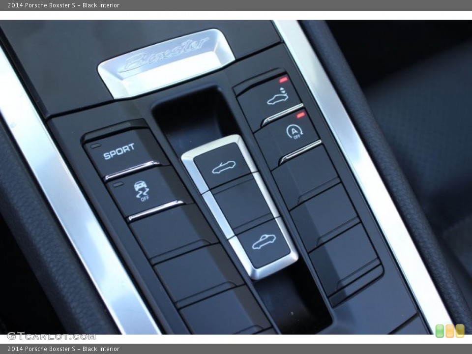Black Interior Controls for the 2014 Porsche Boxster S #89887537