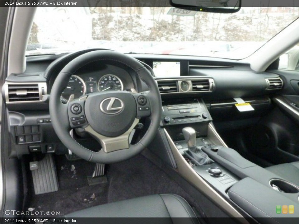 Black Interior Photo for the 2014 Lexus IS 250 AWD #89887609