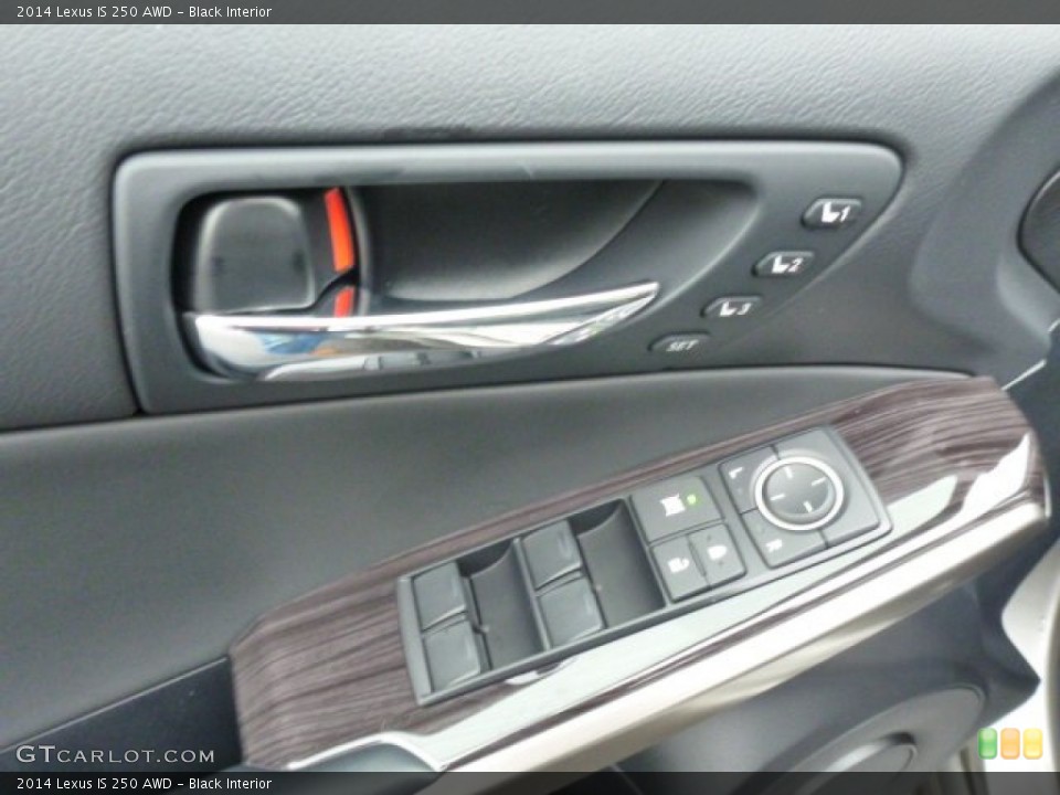 Black Interior Controls for the 2014 Lexus IS 250 AWD #89887630