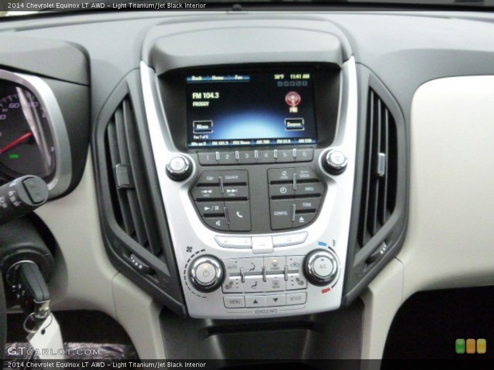 Light Titanium/Jet Black Interior Controls for the 2014 Chevrolet Equinox LT AWD #89887636