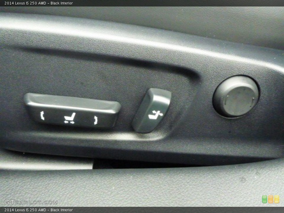 Black Interior Controls for the 2014 Lexus IS 250 AWD #89887654