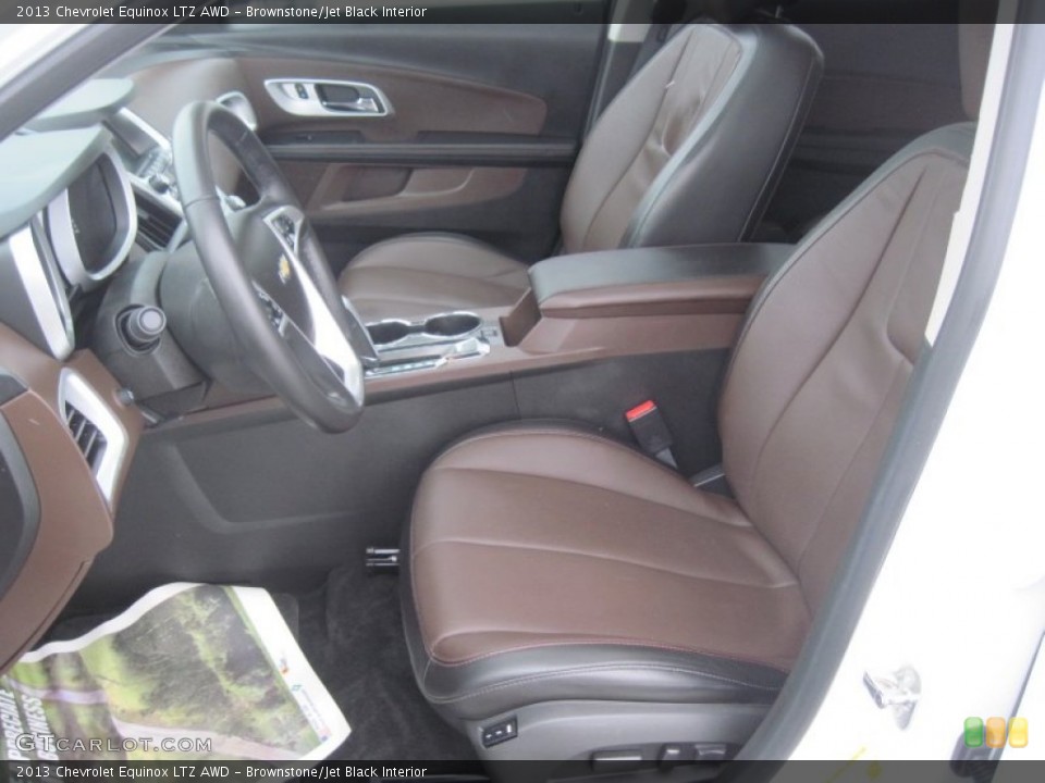Brownstone/Jet Black Interior Photo for the 2013 Chevrolet Equinox LTZ AWD #89887720