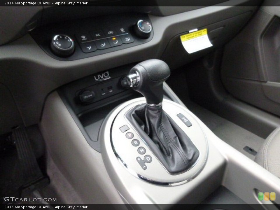 Alpine Gray Interior Transmission for the 2014 Kia Sportage LX AWD #89889139