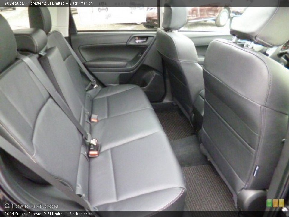 Black Interior Rear Seat for the 2014 Subaru Forester 2.5i Limited #89889445
