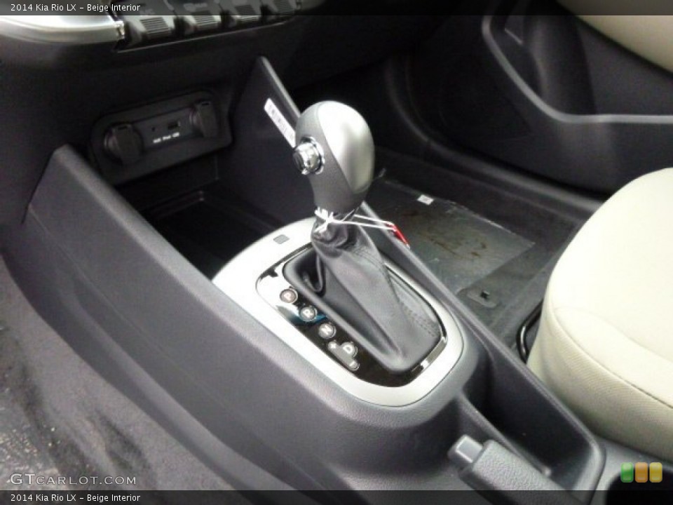 Beige Interior Transmission for the 2014 Kia Rio LX #89889585