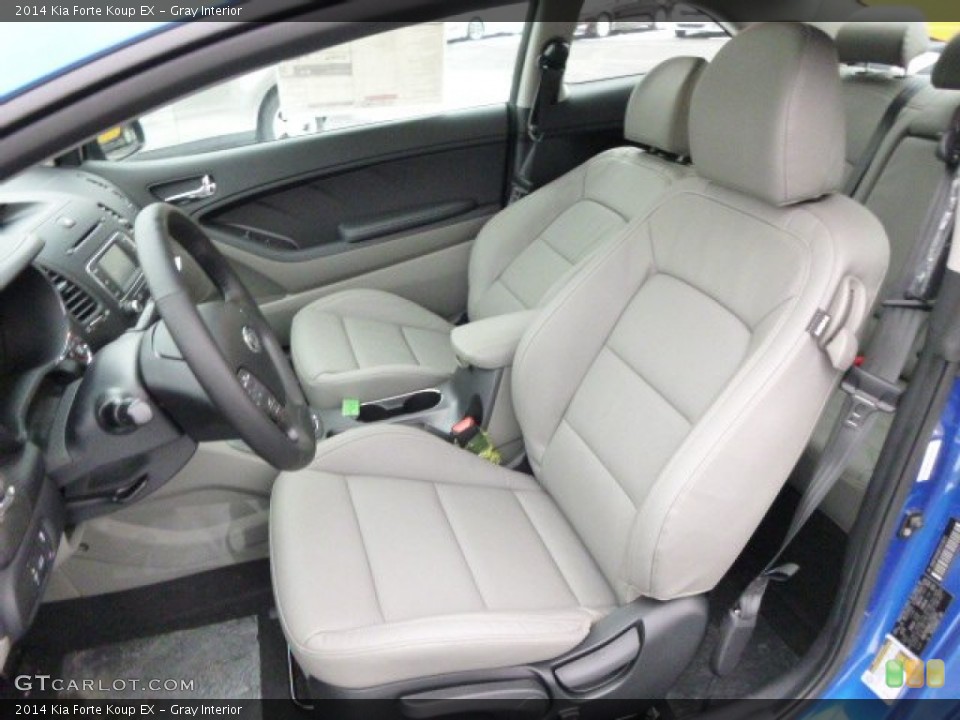 Gray Interior Front Seat for the 2014 Kia Forte Koup EX #89889916