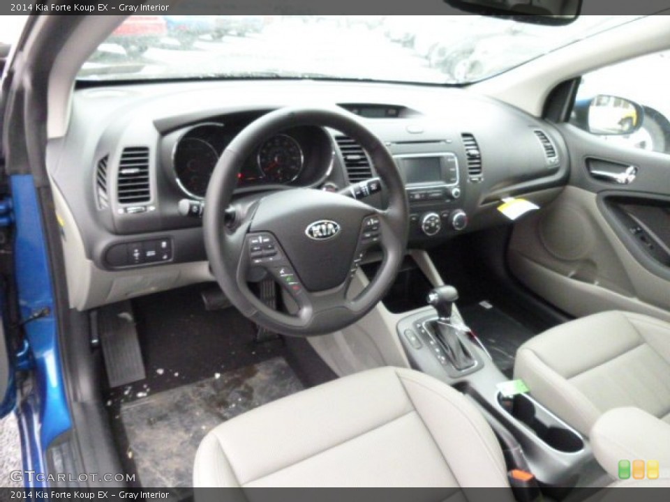 Gray Interior Prime Interior for the 2014 Kia Forte Koup EX #89889964
