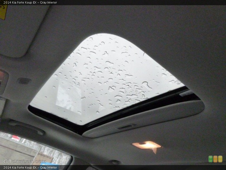Gray Interior Sunroof for the 2014 Kia Forte Koup EX #89890006