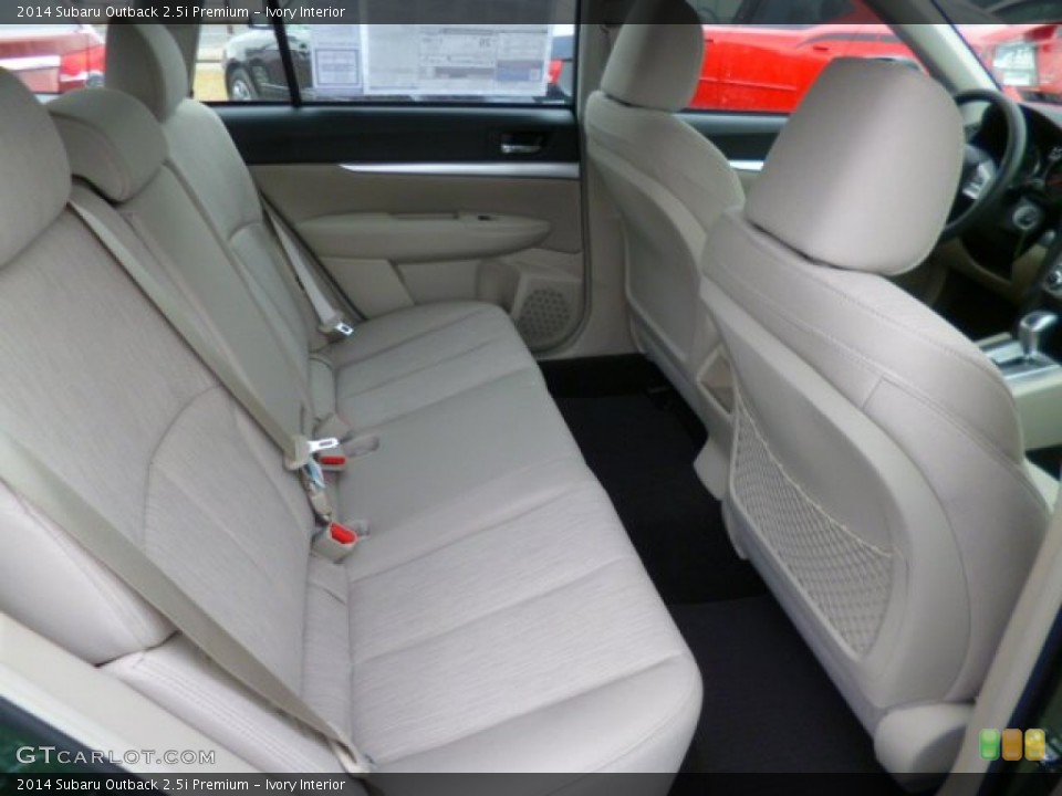Ivory Interior Rear Seat for the 2014 Subaru Outback 2.5i Premium #89891734