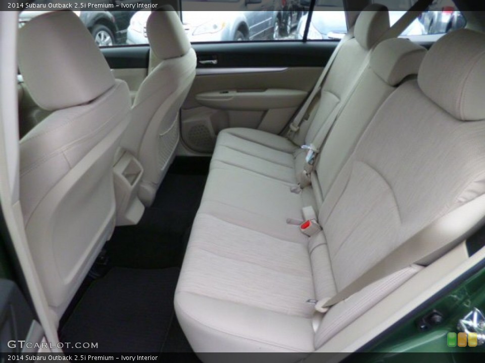 Ivory Interior Rear Seat for the 2014 Subaru Outback 2.5i Premium #89891788